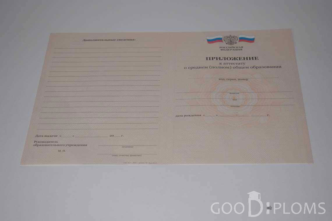 Приложение к Аттестату За 11 Класс период выдачи 2008-2009 -  Луцк