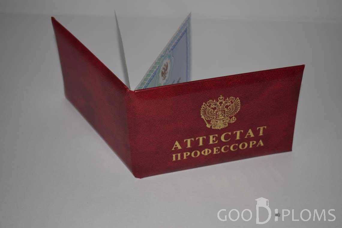 Аттестат Профессора - Обратная Сторона период выдачи 2015-2020 -  Луцк