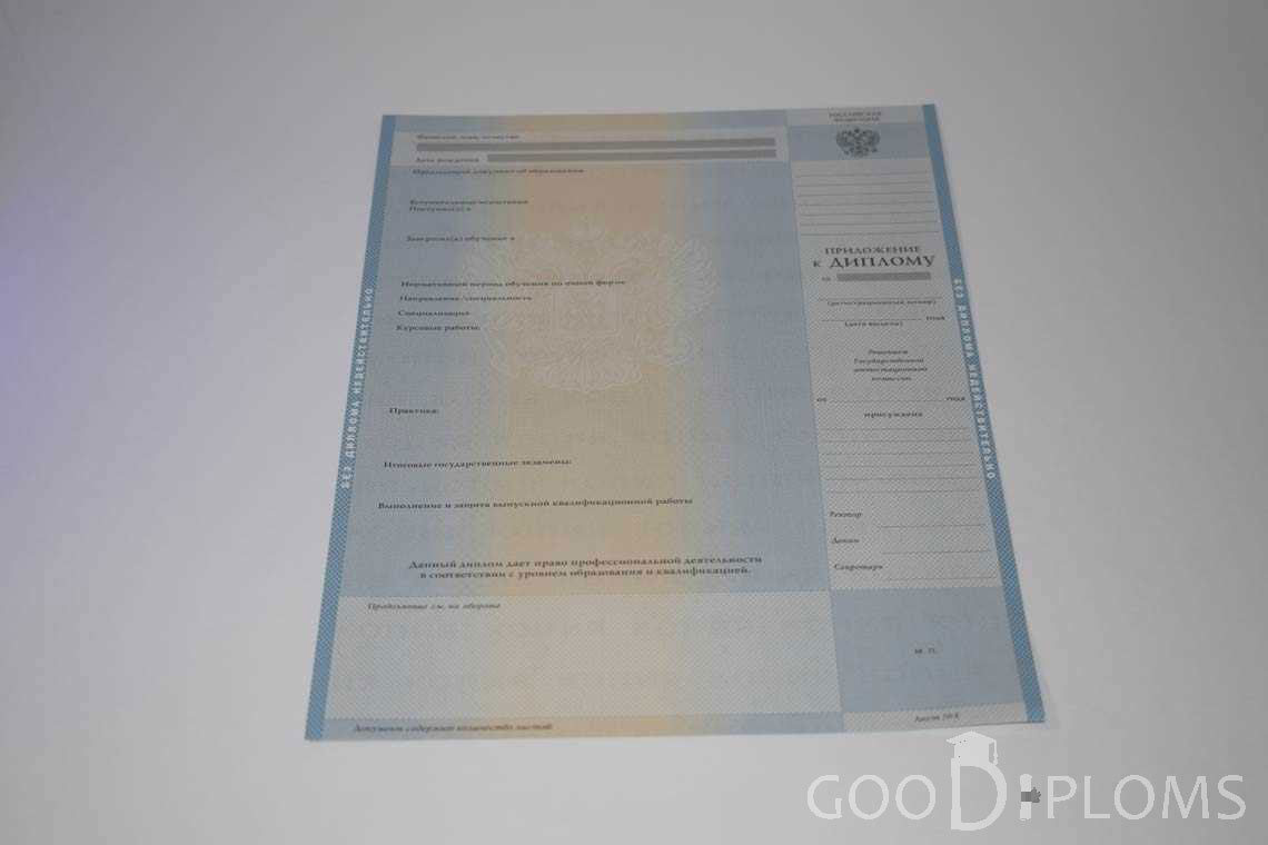 Приложение к Диплому Бакалавра в период c 2003 по 200 год - Луцк