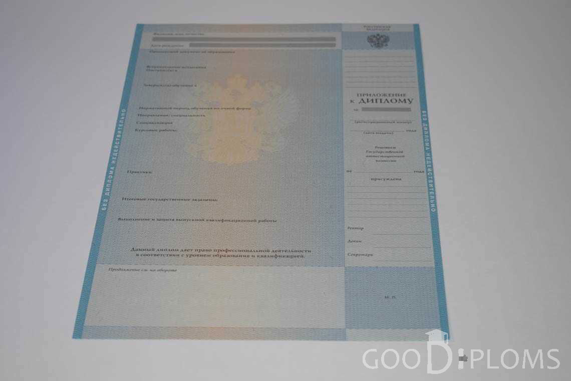 Приложение к Диплому Бакалаврав период c 2009 по 2010 год - Луцк