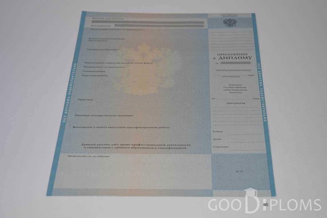 Приложение к Диплому Магистра в период c 2009 по 2010 год - Луцк