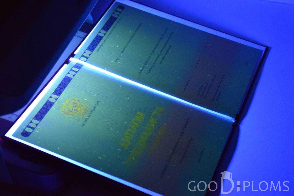 Бланк Диплома о Высшем Образовании с Отличием в Ультрафиолете - Луцк