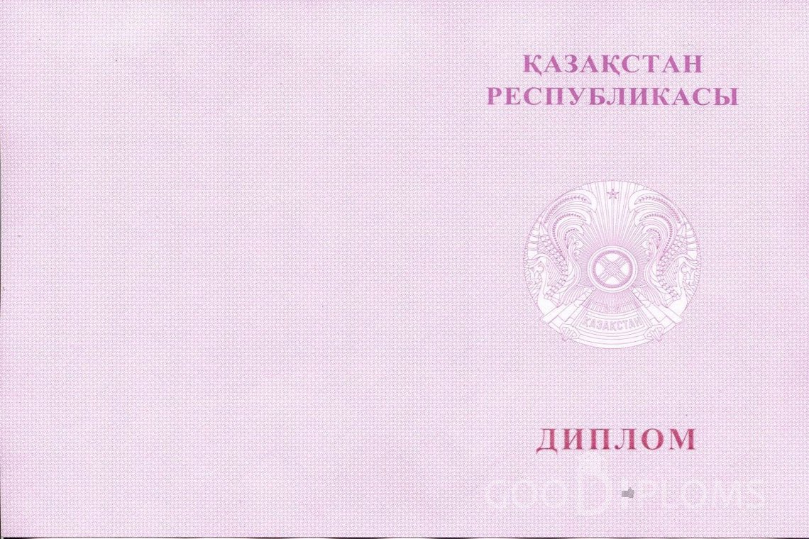 Казахский диплом магистра с отличием - Обратная сторона- Луцк